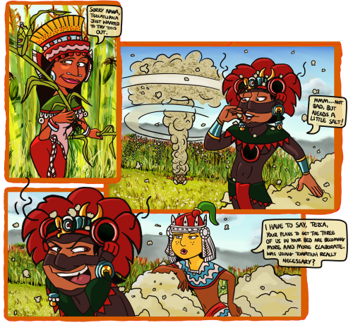 whats-new-under-tonatiuh:  Aside from eating it, the Aztecs threaded popcorn on strings for decorati