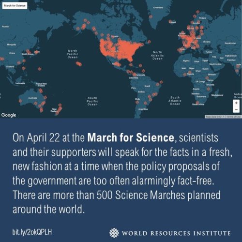 theuseofashes: March for Science - 22 April, 2017 More than 500 marches planned around the world!