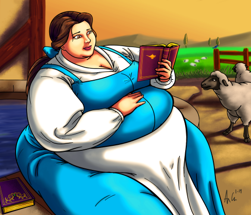 Plus-size Belle from Beauty and the Beast