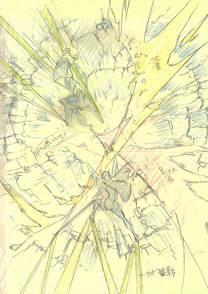 artbooksnat:  Character designer Sushio’s original animation drawings of Berserk