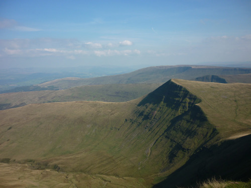 Cribyn, viewed from the summit of Pen y Fan Brecon Beacons National Park, September 2014