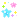 a pixel art gif of multicolored stars, swirling around in a circle