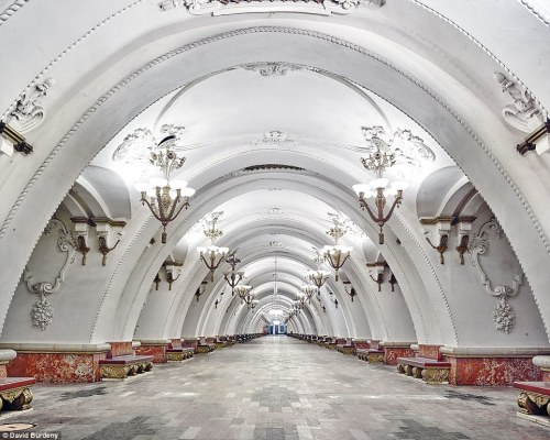 gagarin-smiles-anyway:Moscow Metro by David Burdeny