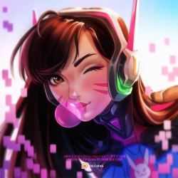 overwroughtfan:  D.Va by OlchaS 