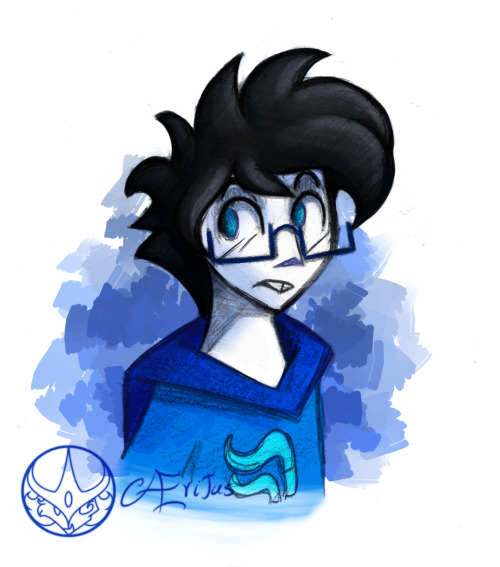 Stupid Sexy John Egbert(colored yesterday’s sketch)