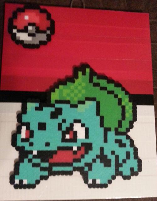 A couple updates for this week. A Bulbasaur print and an Oddish Perler.