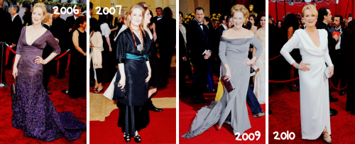 thequeenstreep:Meryl Streep at the Academy Awards 1979~2014. 1979 ~ 2018