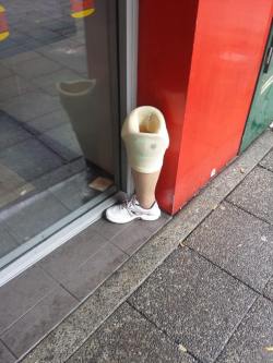 trust:  someone left their leg at hungry jacks….