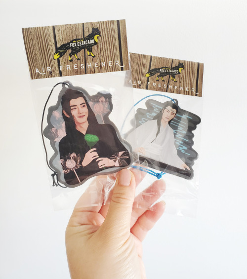 foxestacado: My The Untamed/MDZS air fresheners are finally available for purchase! The WEI WUX