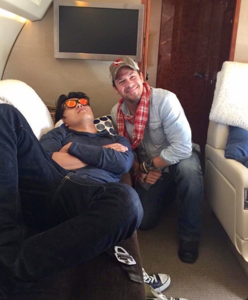 flynnsfangirl: Christian Kane + John Kim // Real life friends