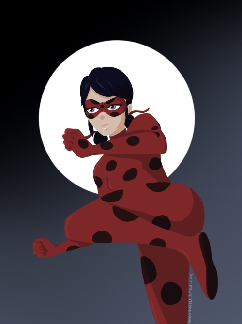 A simplistic Ladybug, mostly because if I didn’t ship Adrienette (and all the other sides of that sq