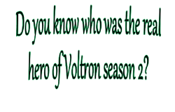 Voltron Apologies