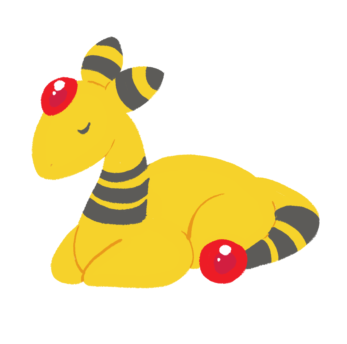 terrific-togekiss — Hey guys I found a picture of Ampharos sitting...