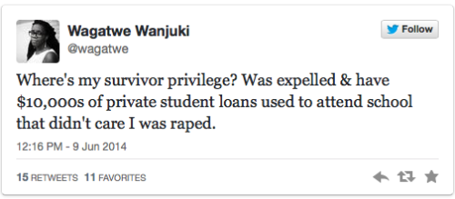 augustayc:  policymic:  Attention George Will, this is what #SurvivorPrivilege really looks like  Over at the Washington Post, a supremely out of touch article by conservative columnist George F. Will makes the infuriating claim that victims of sexual