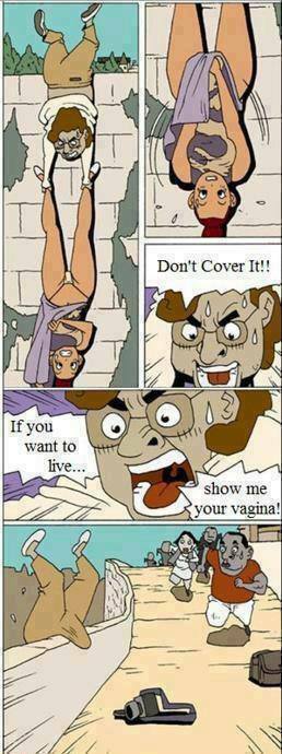 funnyandhilarious:  If you want to live, show me your vagina.Funny SMS »Funny Pics »