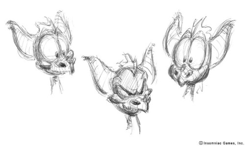 eatmyvision: Original Character Design of Spyro from Insomniac Games! I grew up playing the Spyro ga