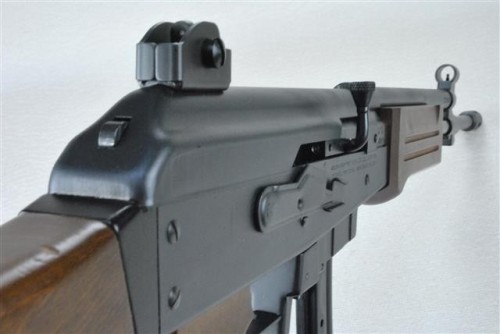 gunrunnerhell:  AP-84 This rifle was made by Armi Jager of Italy and imported by a few companies in the U.S for a very short time. It mimics the Israeli Galil but was available in either .22 LR or .22 Magnum. These are fairly rare in comparison to the
