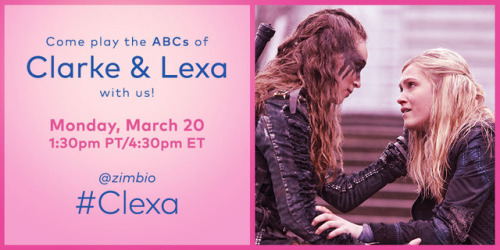 Come represent Clexa!