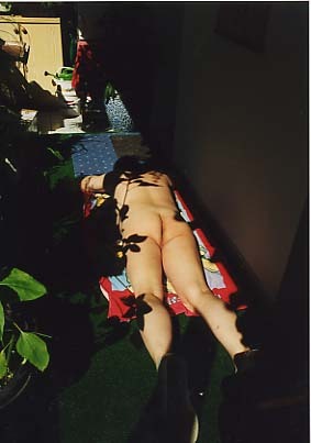 Catching some sun.