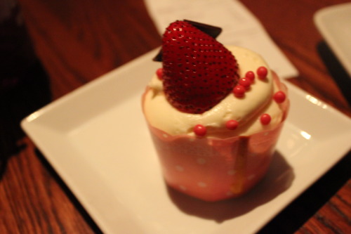 Strawberry Cream Cheese Cupcake, Tropical Fruit Cream Puff, Chocolate Cream Puff, Croque Monsieur, C