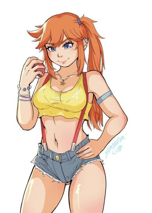 samanatorclub: Wonders what Misty would look like if Pokemon is for grown-ups? Misty is my first cru
