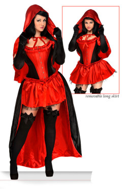 atomicjaneclothing:  5 Piece Red Riding Hood..now