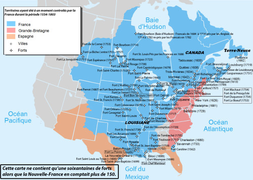 mapsontheweb:France’s North American territories