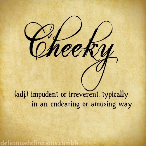 submissiveinclination:  deliciousdefinitions:Cheeky ~smile~  