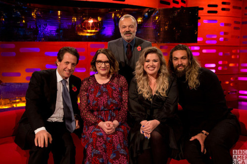 On an all-new The Graham Norton Show we have Hugh Grant, Jason Momoa, Sarah Millican, and Kelly Clar