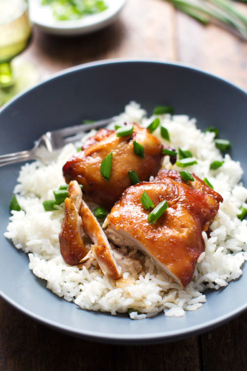 do-not-touch-my-food:  Bourbon Chicken with Rice 