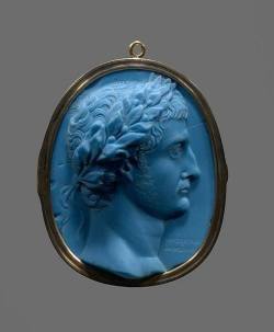 astrangerreplay: Glass cameo of Herophilos,