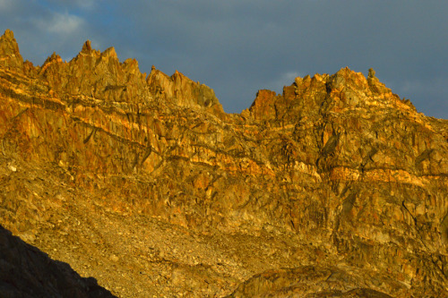 Impressive geology. Western Pinnacles Lakes Basin, John Muir Wilderness, Sierra Nevada Mountains, Ca