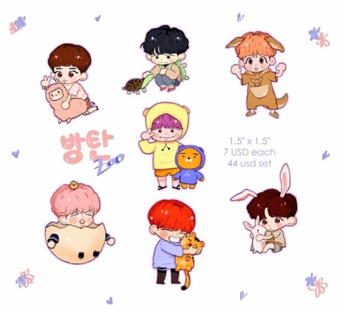 Reblogs appreciated Yoonmin and BTS Zoo charms available for preorder at pinkstore.tictail.com (htt