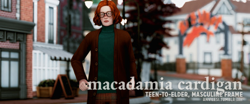 anvilesi:[TS4] macadamia cardigan by sforzinda — filed under ‘i wasn’t going 