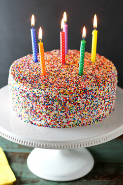 confectionerybliss:Vanilla Bean Birthday CakeSource: Girl Versus Dough