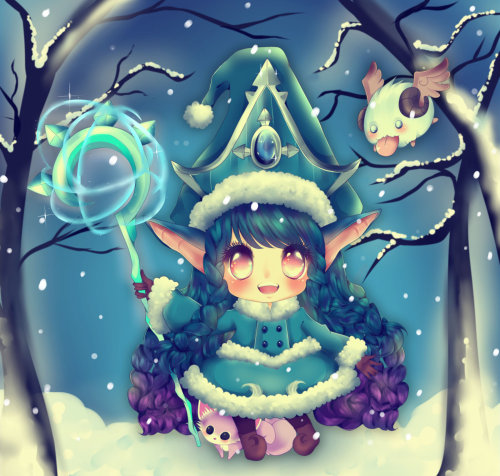 Winter Wonder LuLu Print by KittenHime