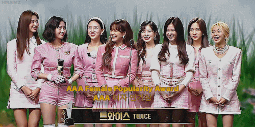 Congratulations TWICE on winning Female Popularity and Artist of the Year at AAA 2020!