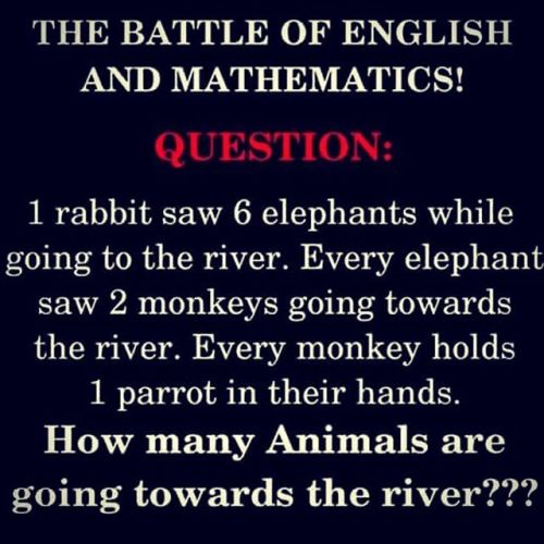 Only intelligent folks will get it right. #riddle #puzzle #intelligent #justlifelessons