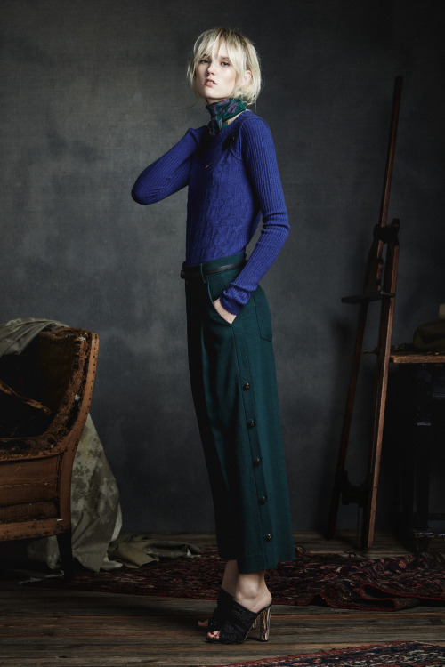 “The Pre-fall 2015 collection celebrates Emilie Floge captured through ...