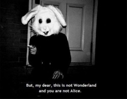 federballklikke:  #alice #wonderland #blackandwhite #dope 