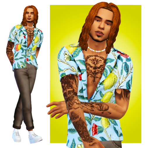 simsdead: Had to go ahead and make myself a dreadhead with @ceeproductions ’  new hair  O