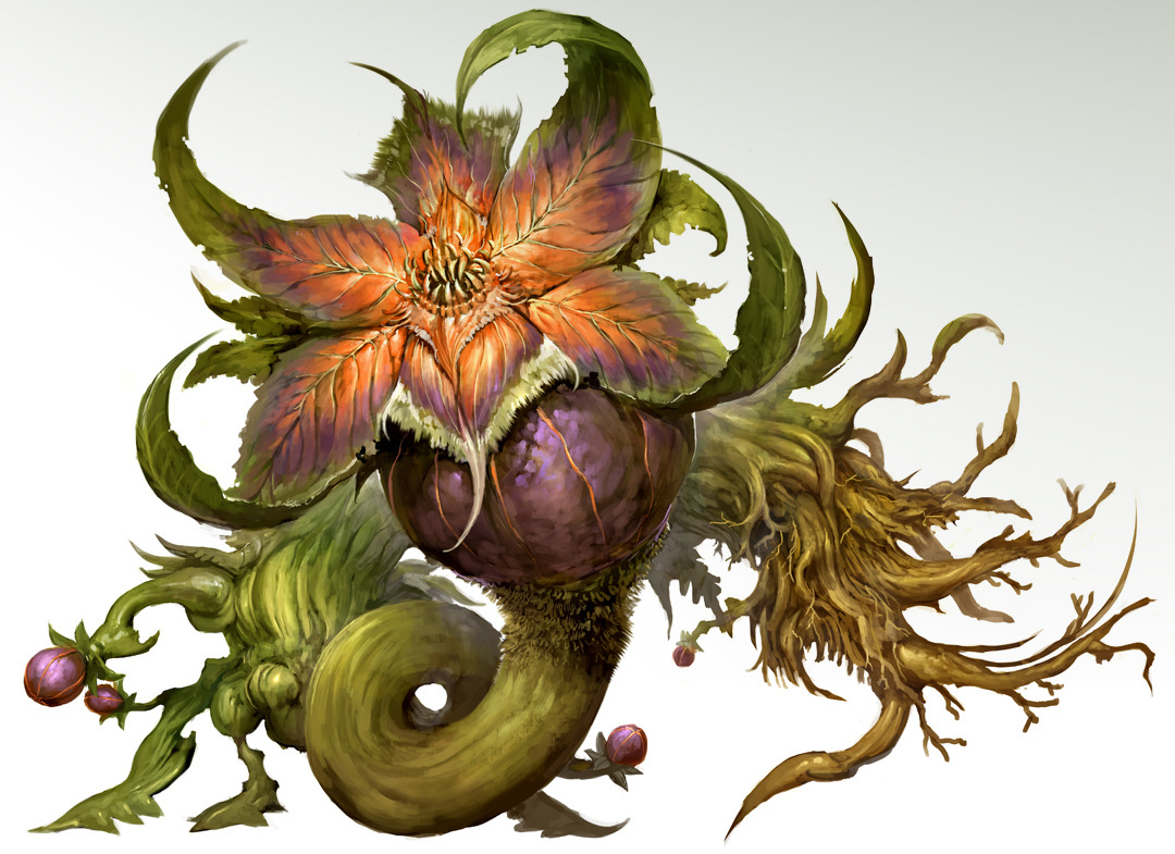 kekai-k:  kiriutar:  kekai-k:  Very early concepts of Evil Sylvari and various evil