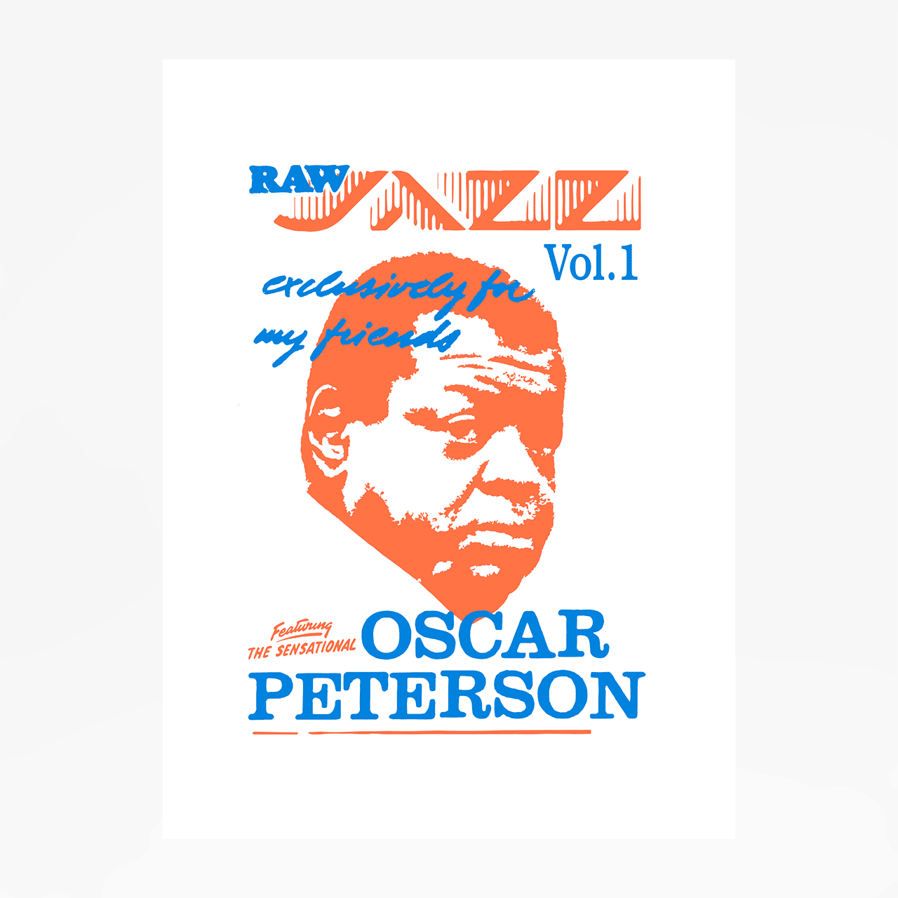 Raw Jazz All Stars Vol 1 Apparel Packaging And Poster Design For 