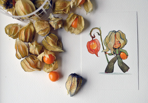 cocoabuttabrown: escapekit: Fruit as Characters  London-based illustrator Marija Tiurina recent per
