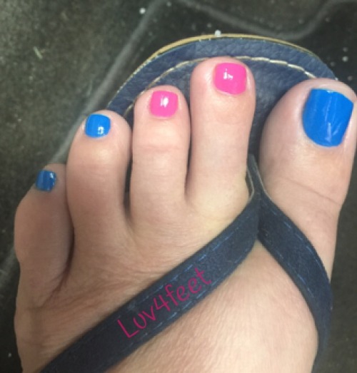 Her new pedi. Footjob video was amazing. Uploading her vids on pornhub.com now.