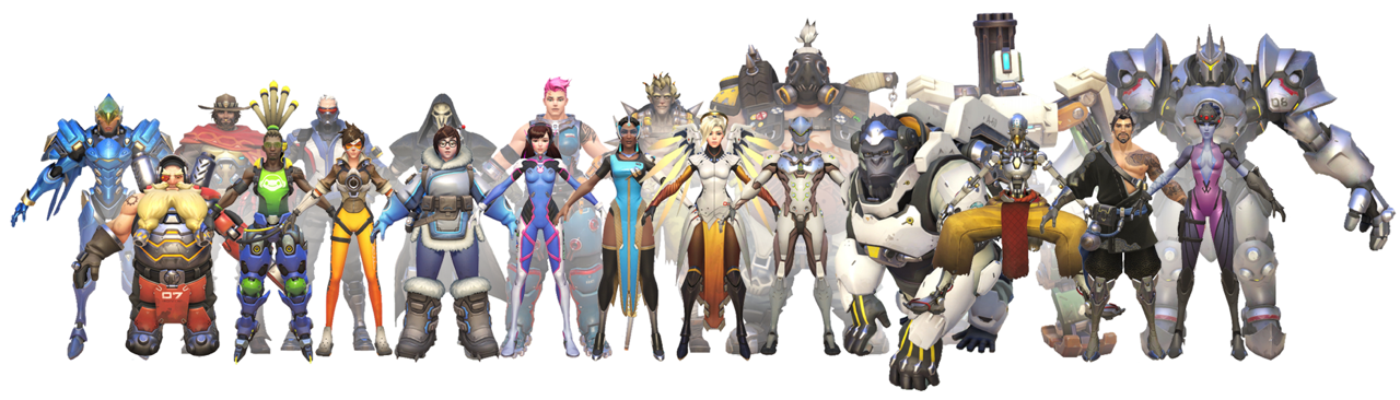 My Canonical height take of every OW character : r/Overwatch