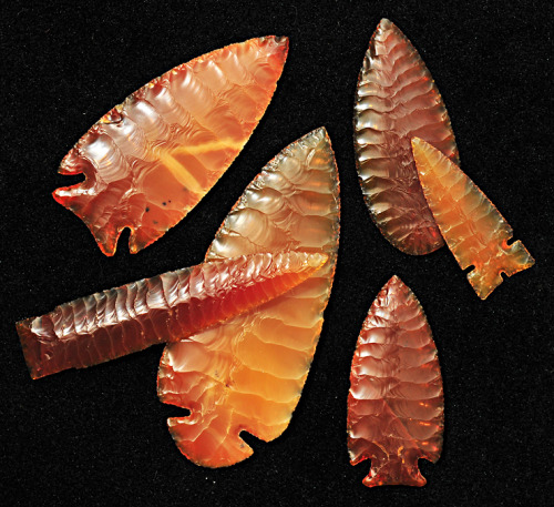 ufansius:Fire Opal Arrowheads - Woody Blackwell