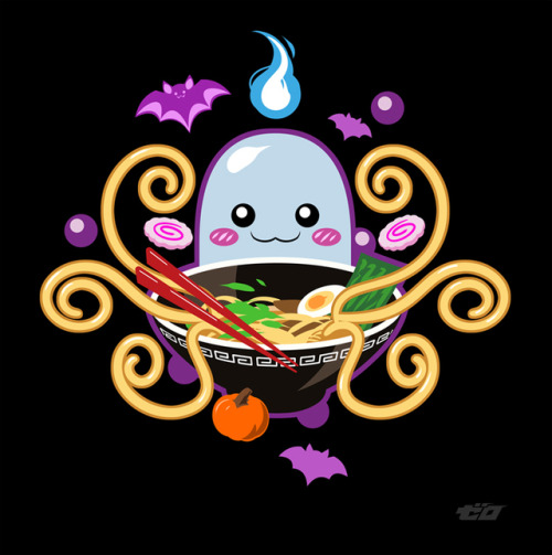 Spooky Ramen!New design for the fall season. For people who love ramen, love Halloween, love both! A