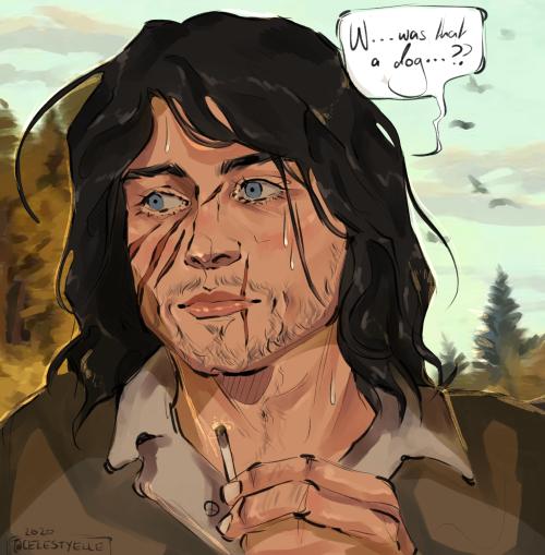 john marston’s fear of canines