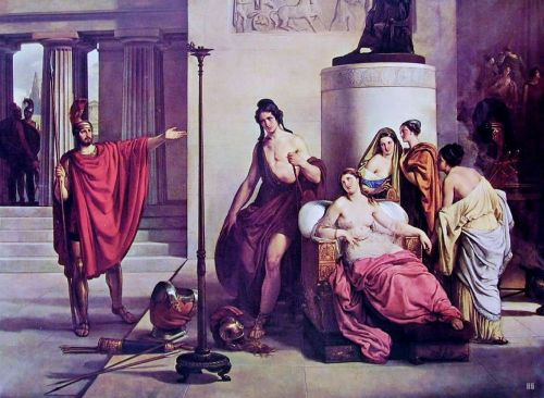 byronofrochdale: hadrian6: Odysseus finds Achilles among the Daughters of Nicomedes.   Francesc